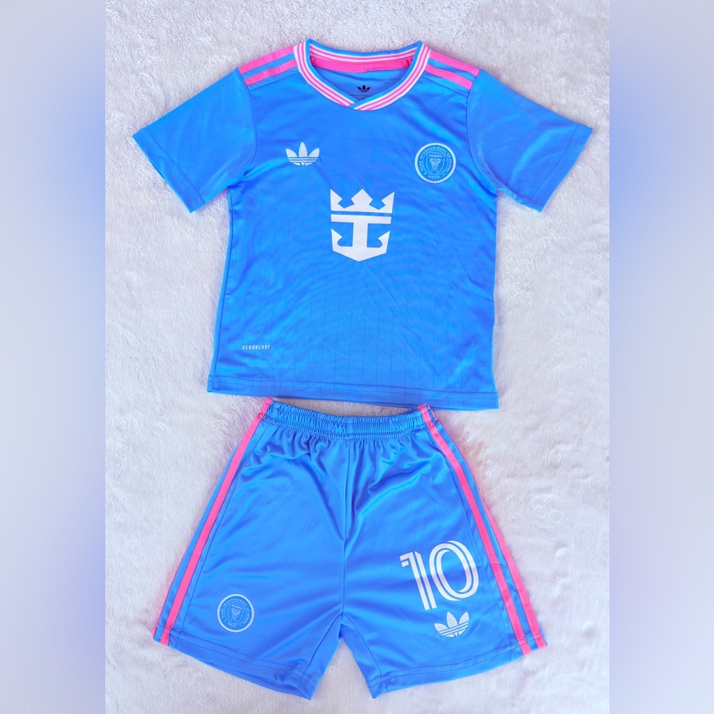 Set Inter Miami CF kids home kit 25/26 Messi #10